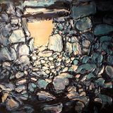 Blue Slieve Gullion Passage Entrance