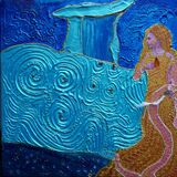 Amber Cailleach Newgrange Entrance Stone