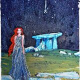 Star Cailleach at Poulnabrone with Kyanite as Comet Neowise