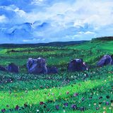 Stone Circle Lough Crew