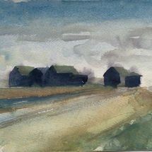 Beach huts by the River Blyth, Walberswick - £90