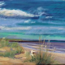 Sunhat on Walberswick Beach - SOLD