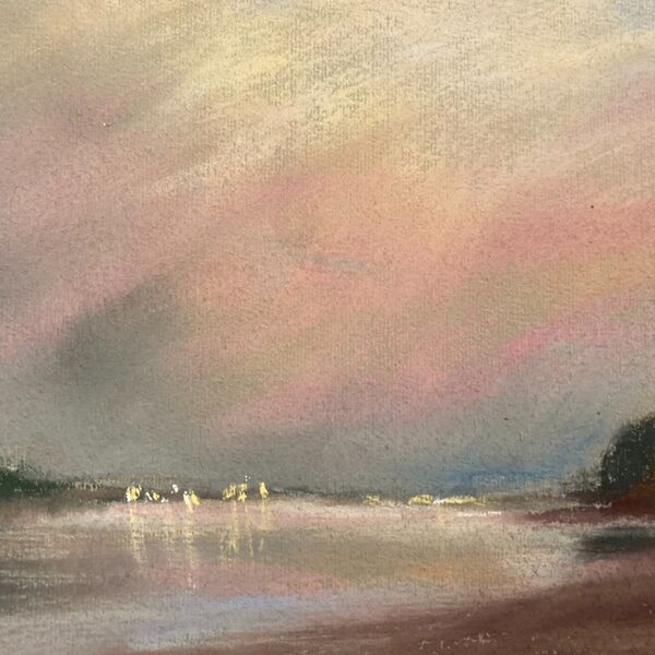 Evening on the Combe Estuary towards Teignmouth