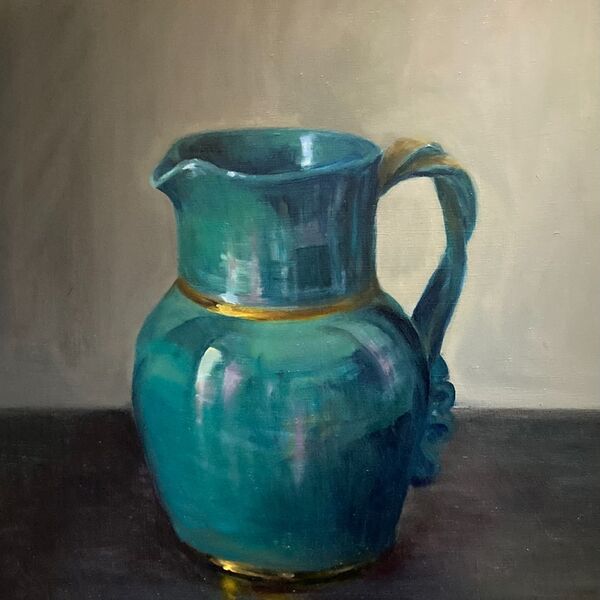 Green Lustre Jug
