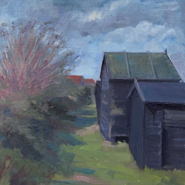 Beach Huts, Walberswick. September 2025 Beach Huts, Walberswick