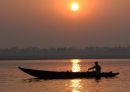 Sunset River Ganges