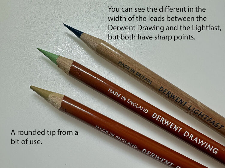 Derwent Drawing Pencils Tips