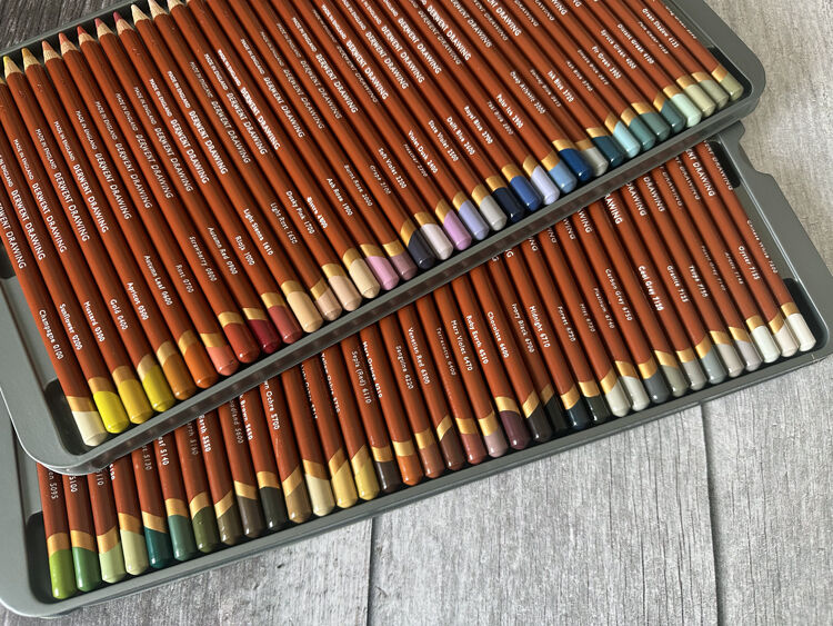 Derwent Drawing Pencils in tin