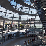 Inside the Reichstag Dome Berlin
