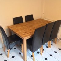 Dining area of 31 Storer Road Loughborough 8 bed student house.