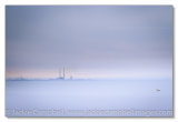 The chimneys through the mist