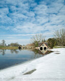 The boathouse in the snow