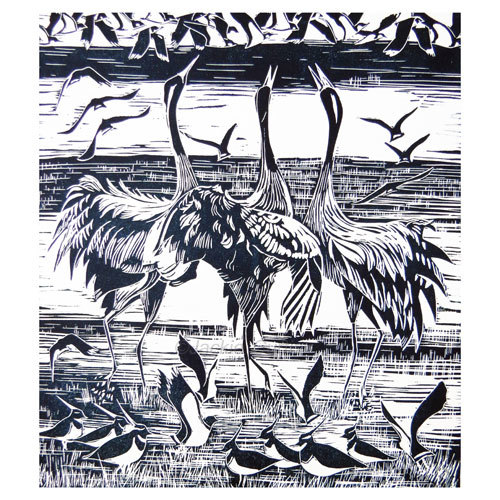 Cranes and Lapwings Cards