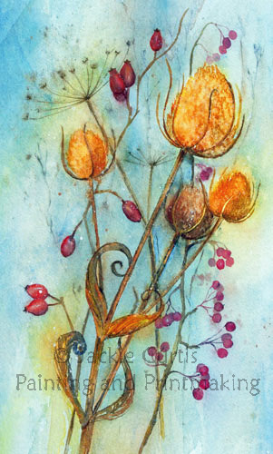 Teasels and Rosehips