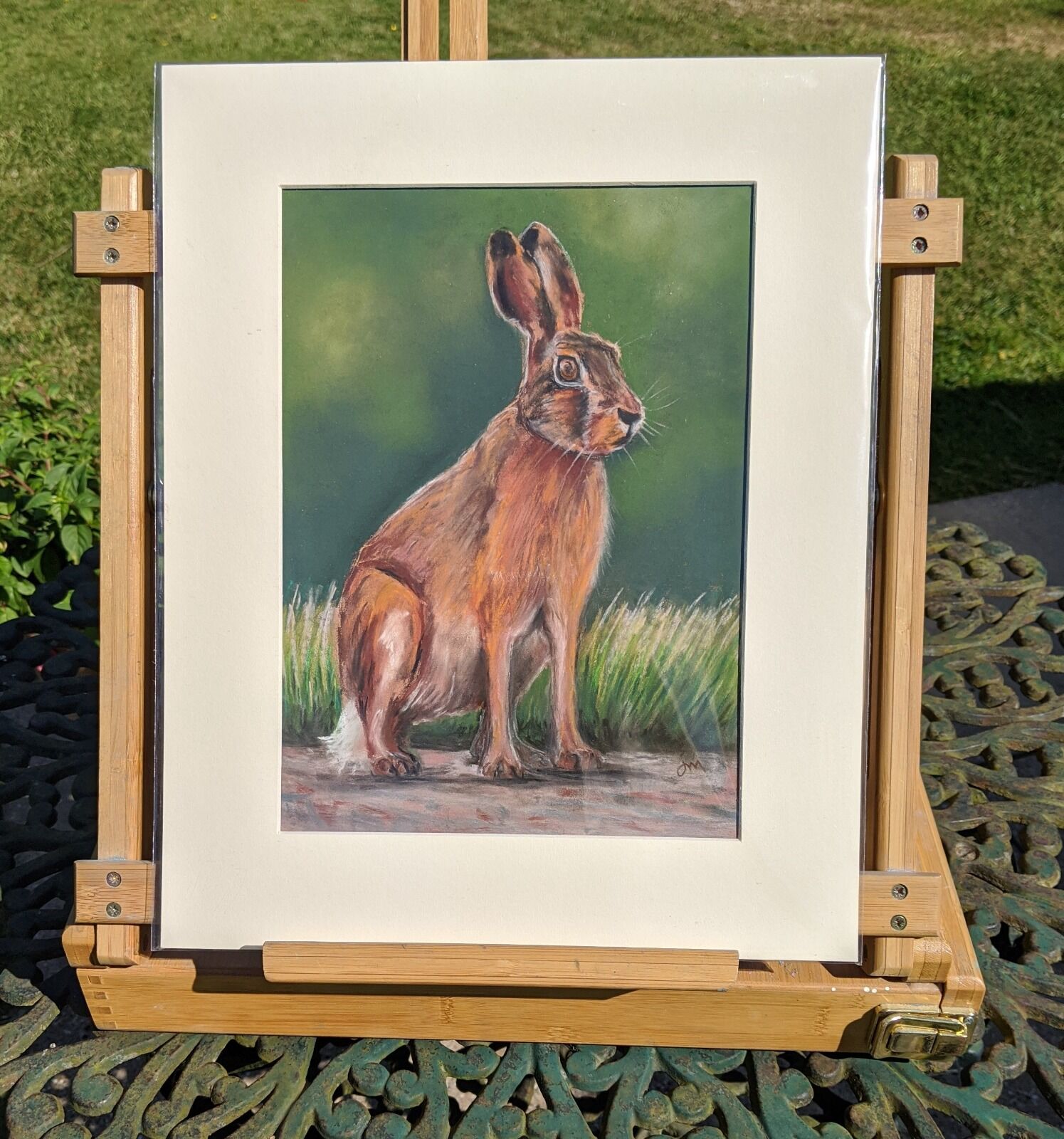 Norfolk hare in lane