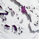 Loris Cecchini 2016, Peeling paints (Purple I) 2016