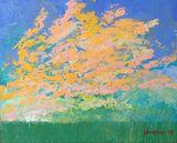 ‘Gentle evening breeze 2’, acrylics on board, 10”x8”