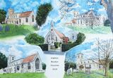 Anglesey Benefice Churches, watercolours, A3 size