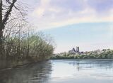 Ely Cathedral from the Country Park, 297mm x 210mm