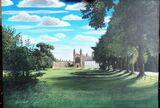 King's College Chapel, acrylics on canvas, A2 size