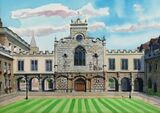 Peterhouse College, watercolour, A4 size