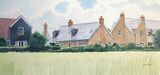 Watercolour commission, 30cm x 15cm, framed