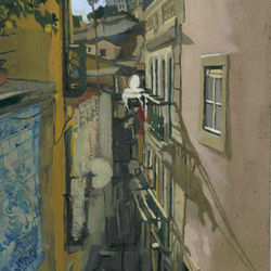 Lisbon Alleyway 8 SOLD