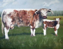 'Crumble & her calf'