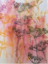 Cow Parsley on Yellow