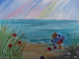 Down on the beach
