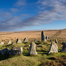 Winter stone circle