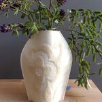 No 1 - Creamware vase with squirls