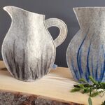 No 1 - Charcoal brushed jug with handle