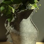No 3 - Cloudy grey jug with light wispy swirls