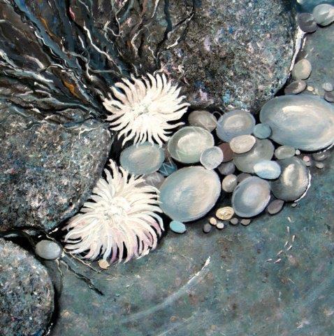 greeting, card, watercolour, birthday, sympathy, sorry, art, contemporary, water, calm