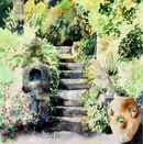 'Lemon Tree' Greeting Card £1.75 greeting, card, watercolour, france, garden, celebration, anniversary, art, birthday