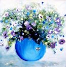 'Mediterranean Vase' Greeting Card £1.75