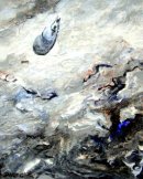 Rock and Shell £345 impressionist, textural, landscape, seascape, ocean, art, contemporary, shells