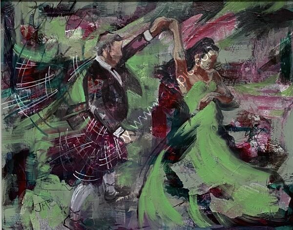 GREEN CHIFFON SPIN