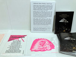 Display of Calthemitic Sticky Thinking Deck, Wider Than Living, Northern Light Gallery, Stromness