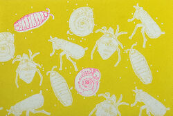 Crunchy Bat RISO Print