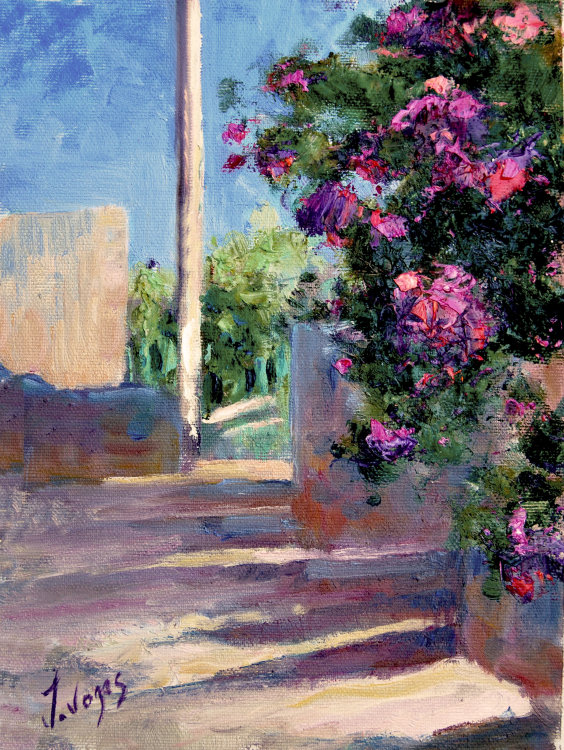 Mavrikiano village steps