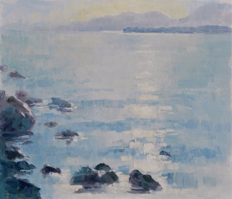 Early morning on Istron beach