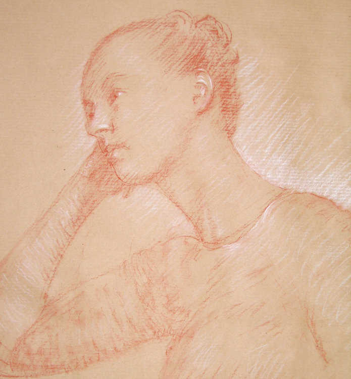 Sketch of young girl