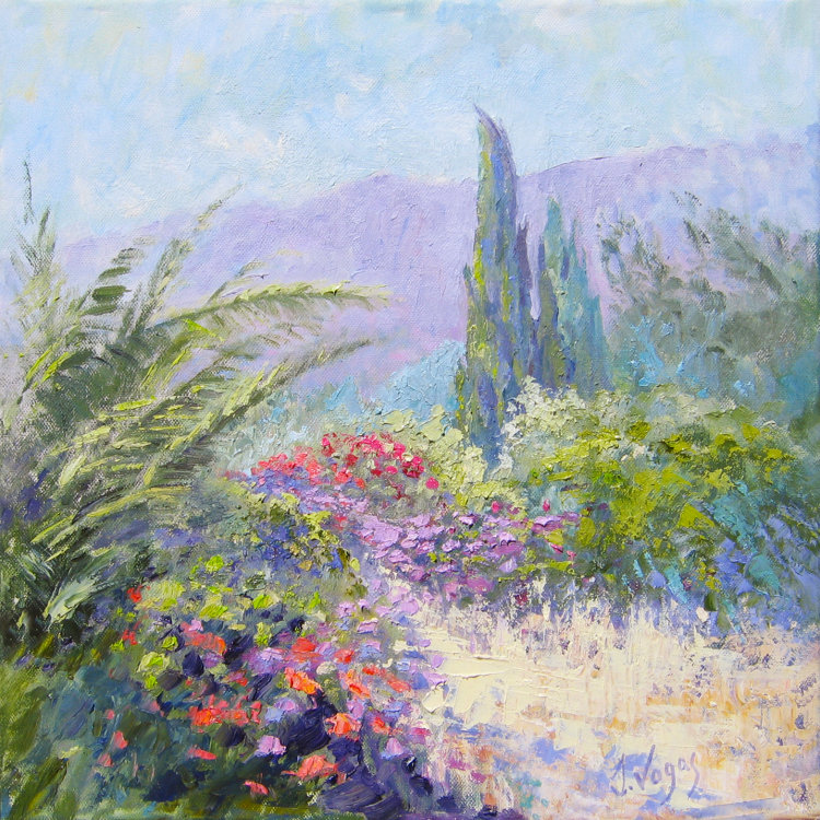 Garden of Evangelistria. Fourni