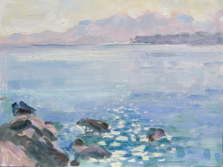 Start of a sunny day at Istron