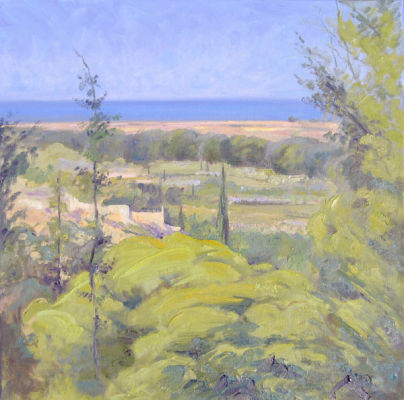 View from Agia Triada,  Faistos. Crete