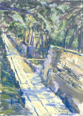 Minoan Street in Knossos, Crete