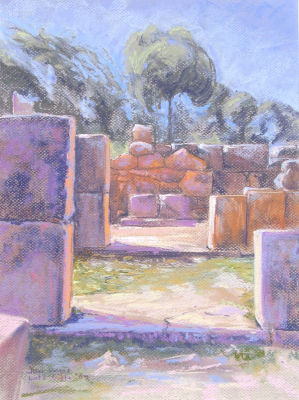 Archeological site of Lato.Crete