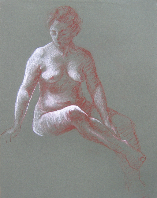 Model sitting near window